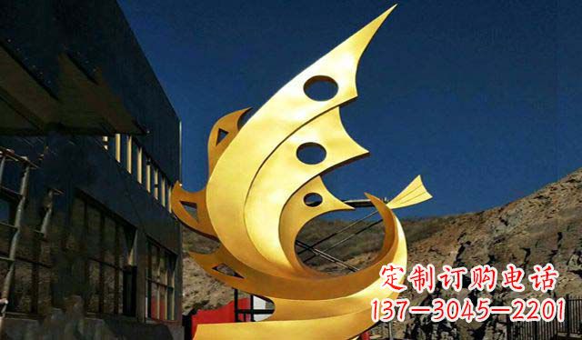 烟台不锈钢铁艺凤凰雕塑精美绝伦