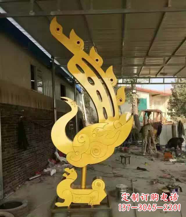 烟台不锈钢铁艺凤凰雕塑