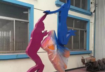 烟台不锈钢篮球运动员雕塑纪念篮球运动传奇