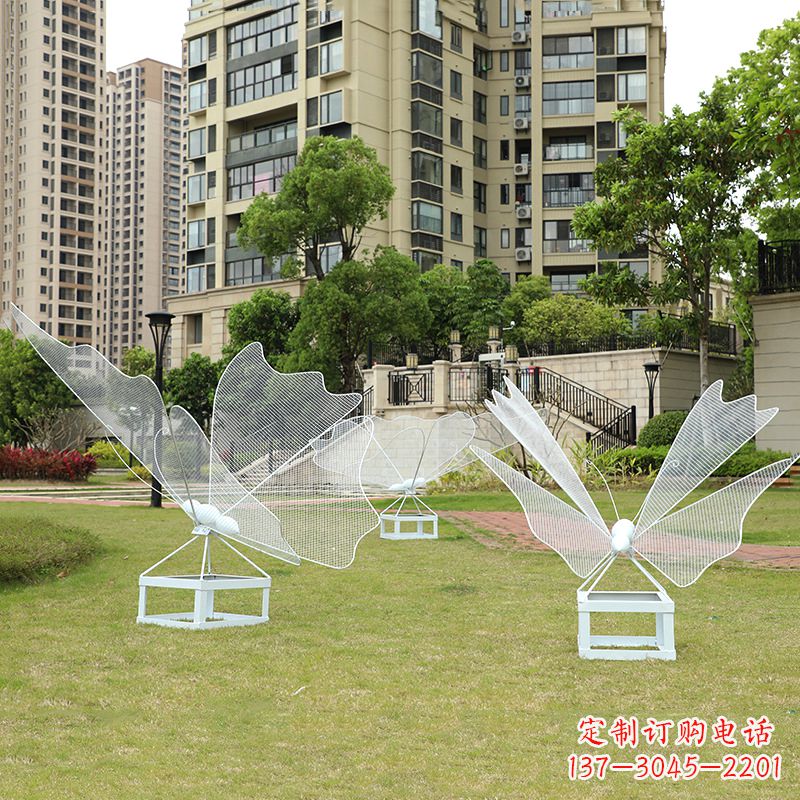 烟台不锈钢铁艺蝴蝶精美雕塑艺术