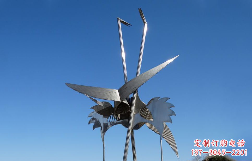 烟台不锈钢鸵鸟雕塑精美外形、传神表现