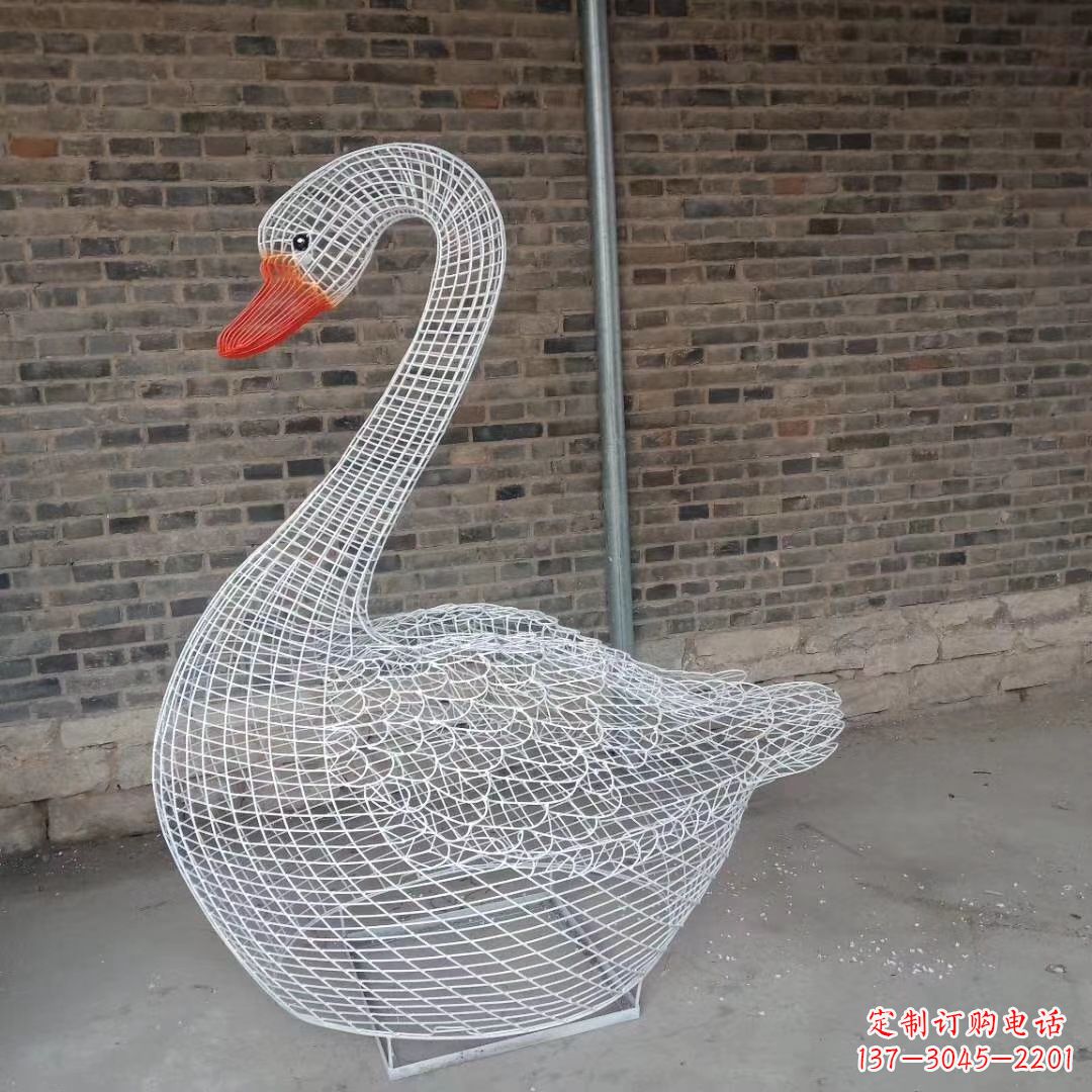 烟台精致的不锈钢天鹅雕塑