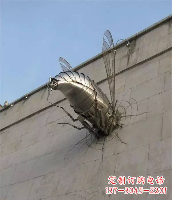 烟台美丽的不锈钢无头动物雕塑