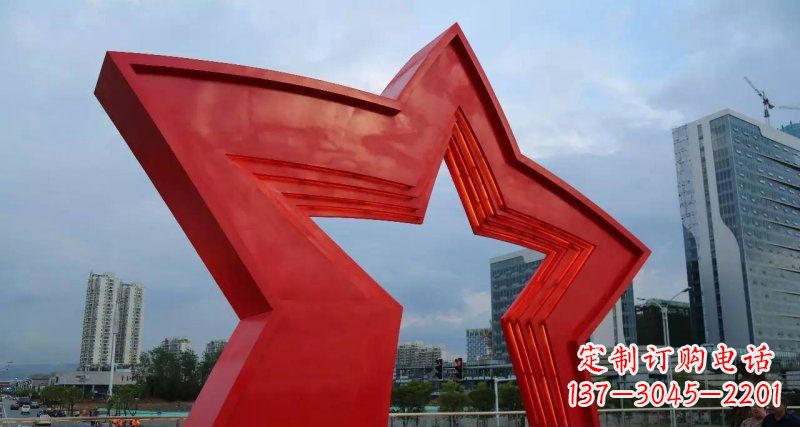 烟台不锈钢拱门雕塑——表达浓浓城市情怀