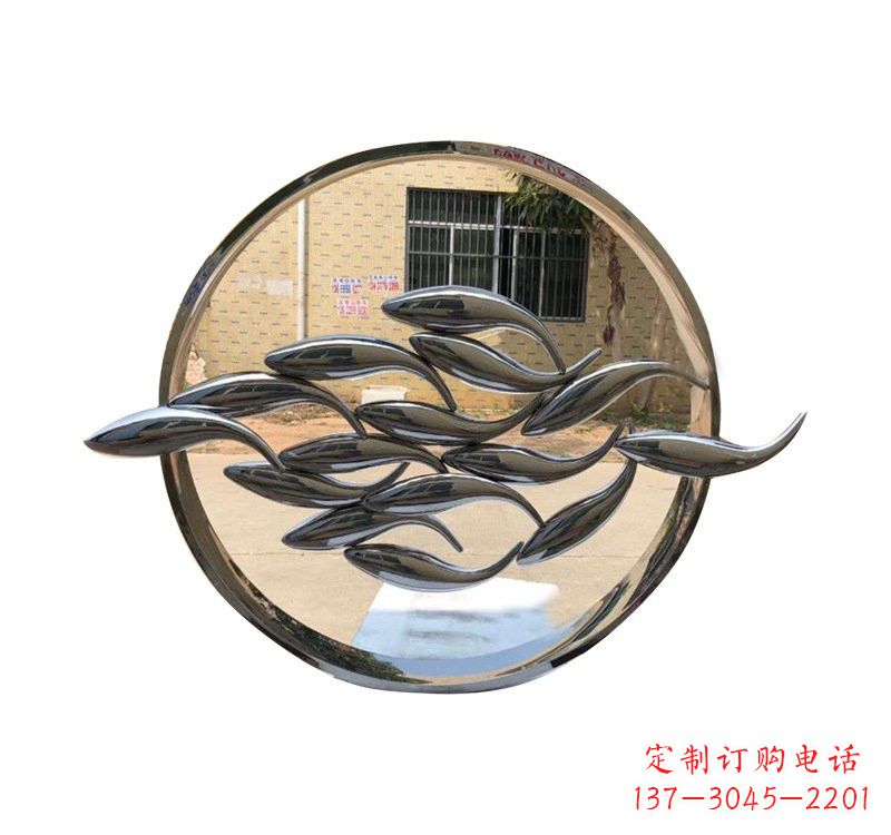 烟台不锈钢圆环雕塑精美完美的艺术之作