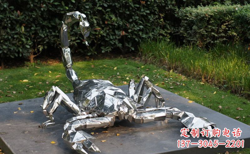 烟台不锈钢蝎子雕塑