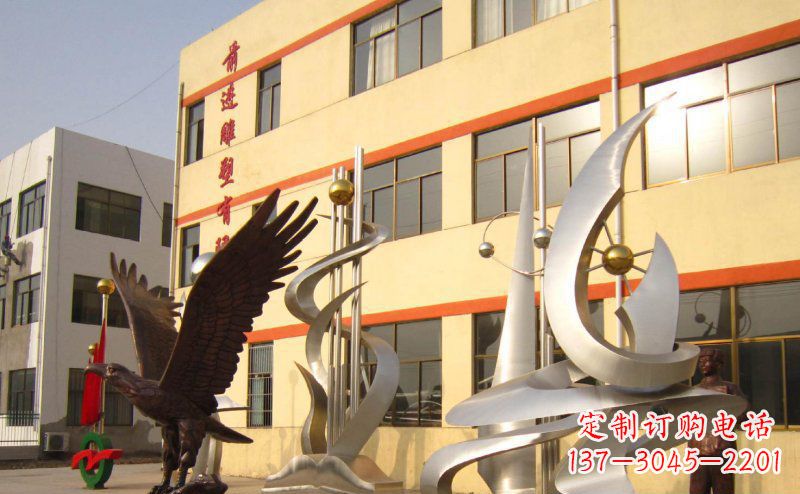 烟台不锈钢雄鹰雕塑