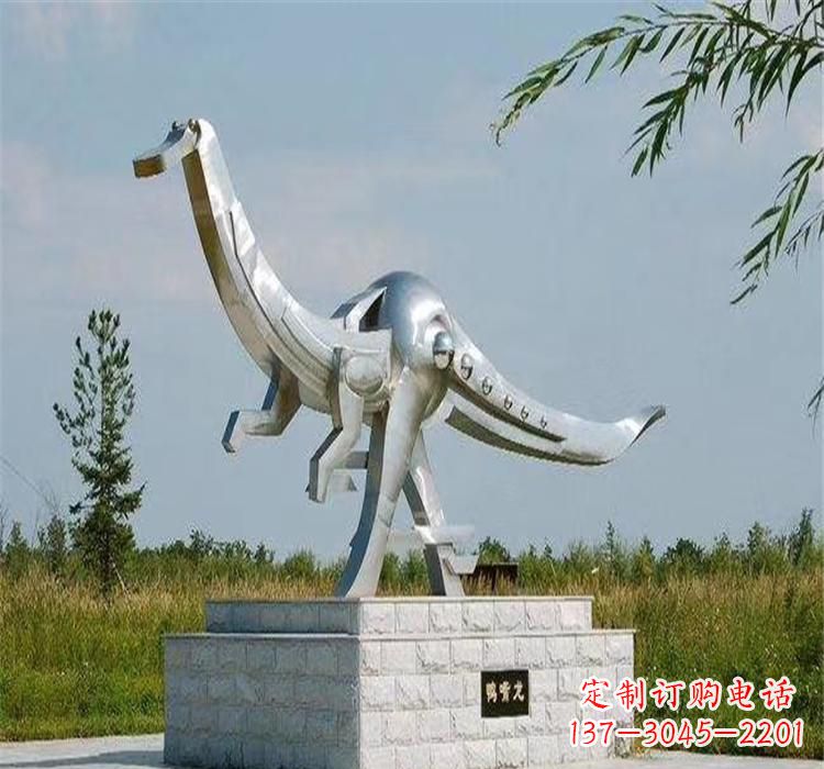 烟台不锈钢鸭嘴龙雕塑传承独特艺术魅力