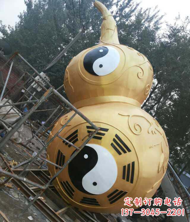 烟台精美不锈钢葫芦雕塑