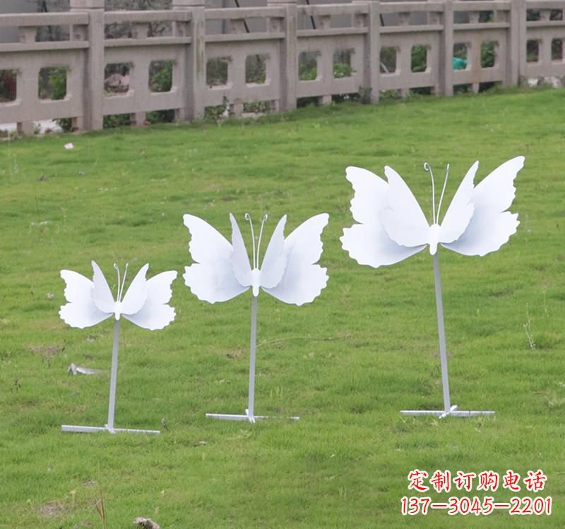 烟台不锈钢艺术之美蝴蝶雕塑