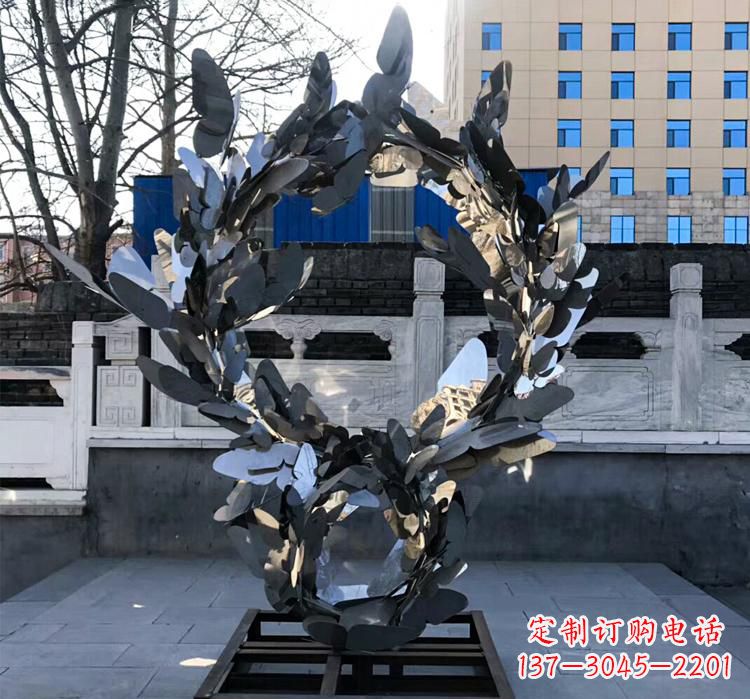 烟台不锈钢蝴蝶之美——不锈钢艺术蝴蝶景观雕塑
