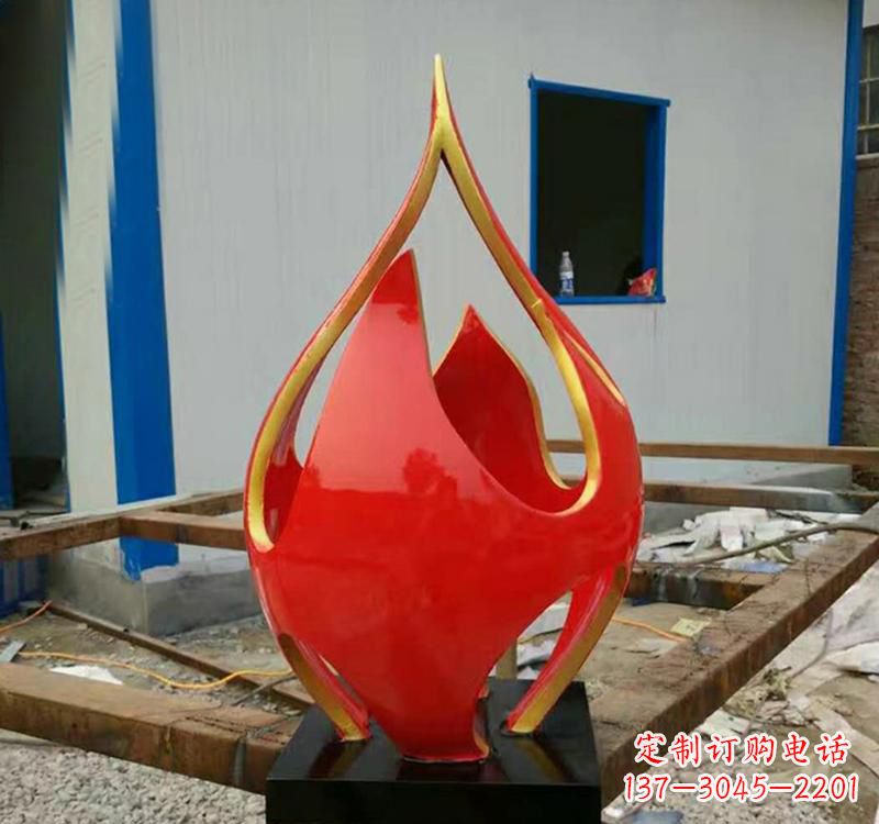 烟台不锈钢艺术景观火龙果雕塑