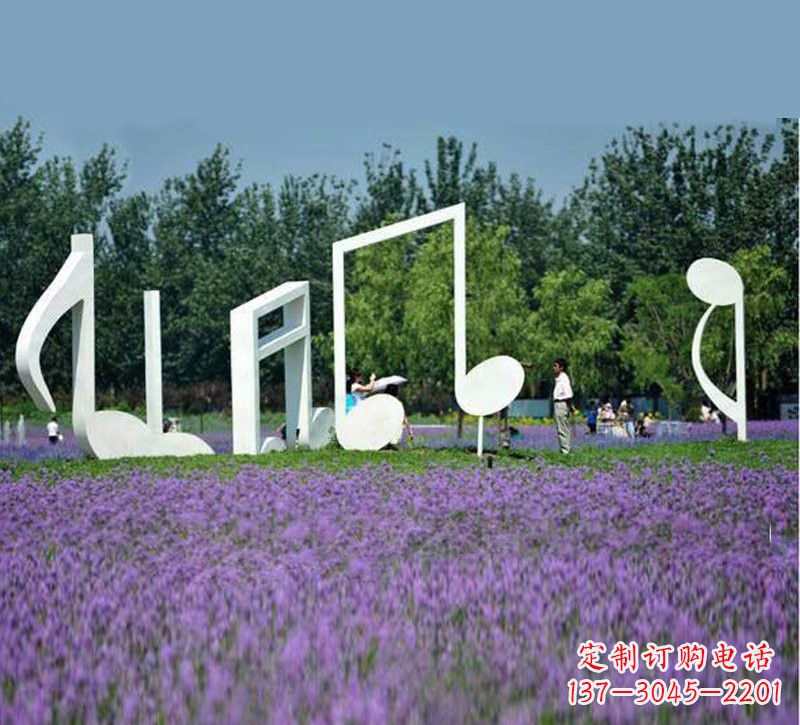 烟台不锈钢音符雕塑222