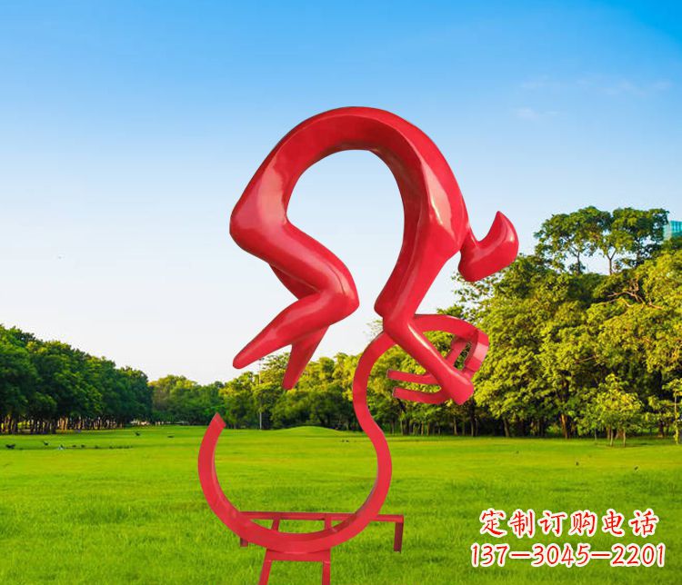 烟台不锈钢自行车雕塑精致美观的园林装置