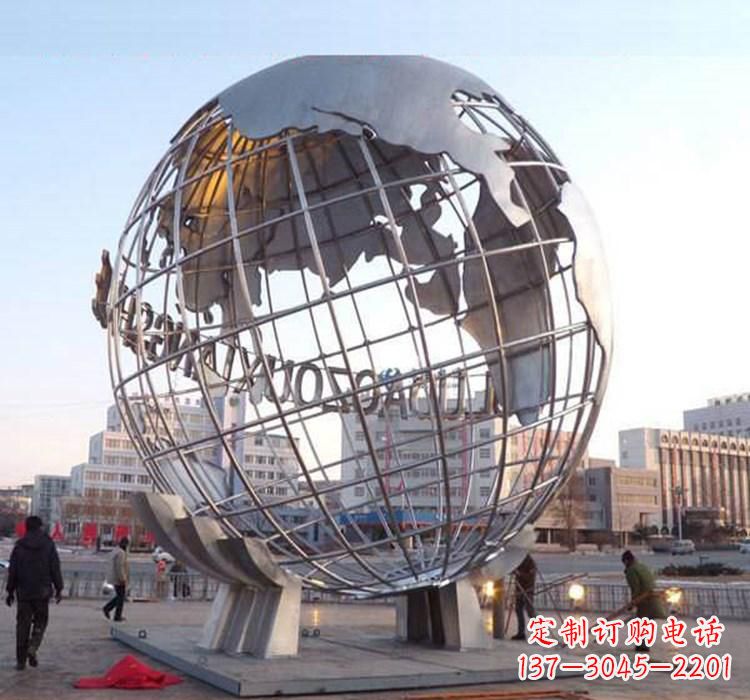 烟台不锈钢地球仪雕塑一座充满美丽与灵性的艺术品