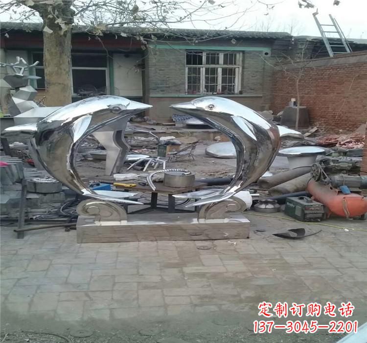 烟台不锈钢海豚雕塑——精美之选