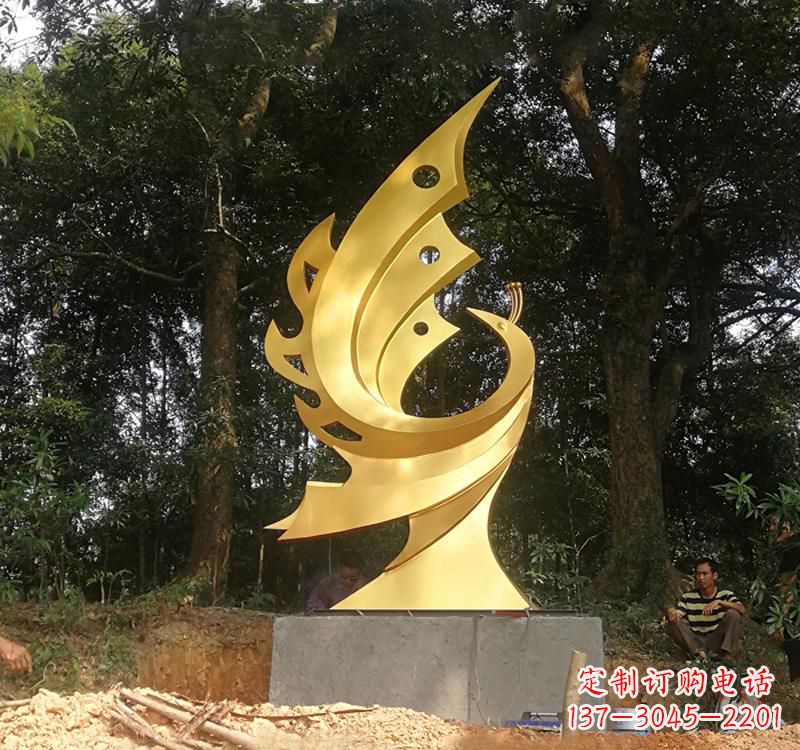烟台不锈钢凤凰雕塑——彰显传统文化之美