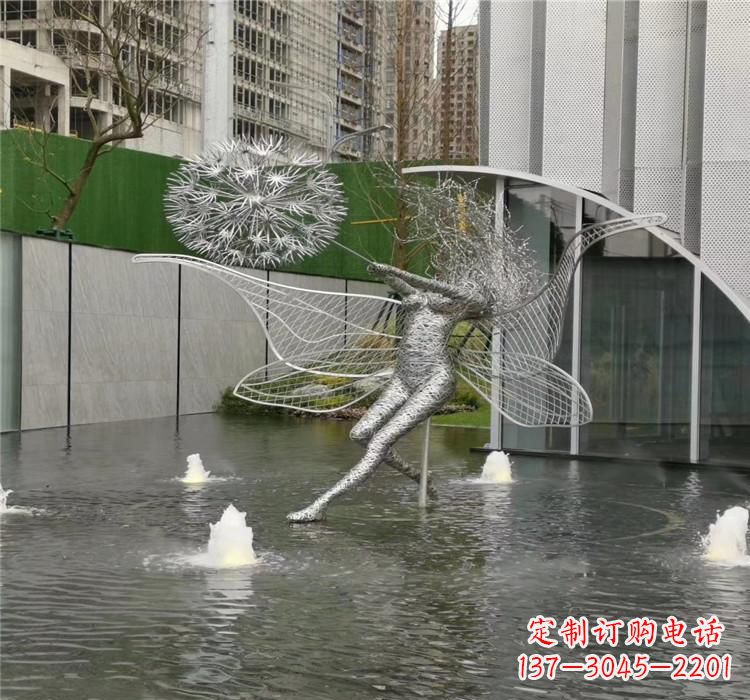 烟台美丽的不锈钢蒲公英雕塑