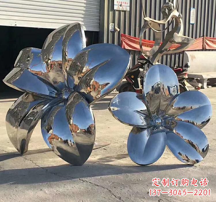 烟台不锈钢荷花雕塑美丽又耐用