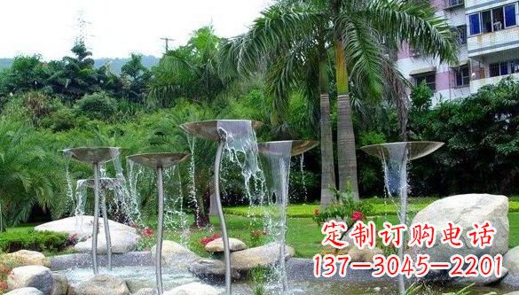 烟台不锈钢喷泉雕塑——艺术之美