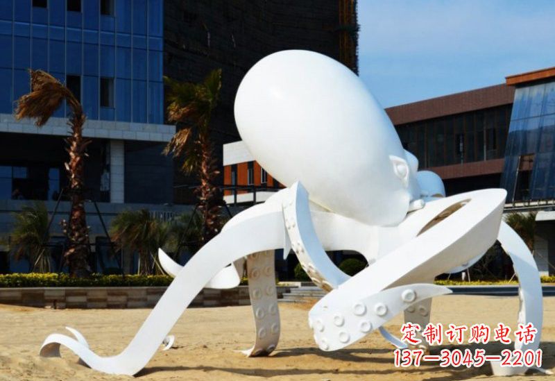 烟台精美的不锈钢章鱼雕塑