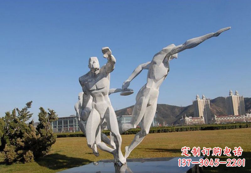烟台不锈钢运动员雕塑一种艺术的象征