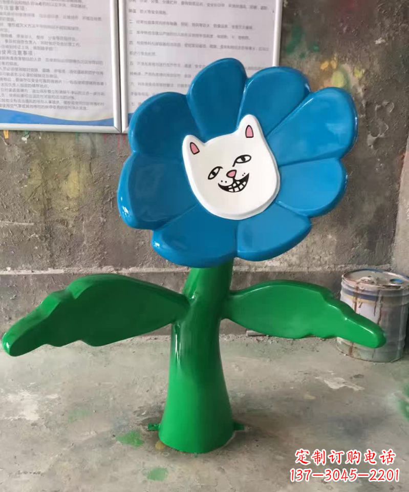 烟台不锈钢装饰太阳花雕塑—给城市添彩