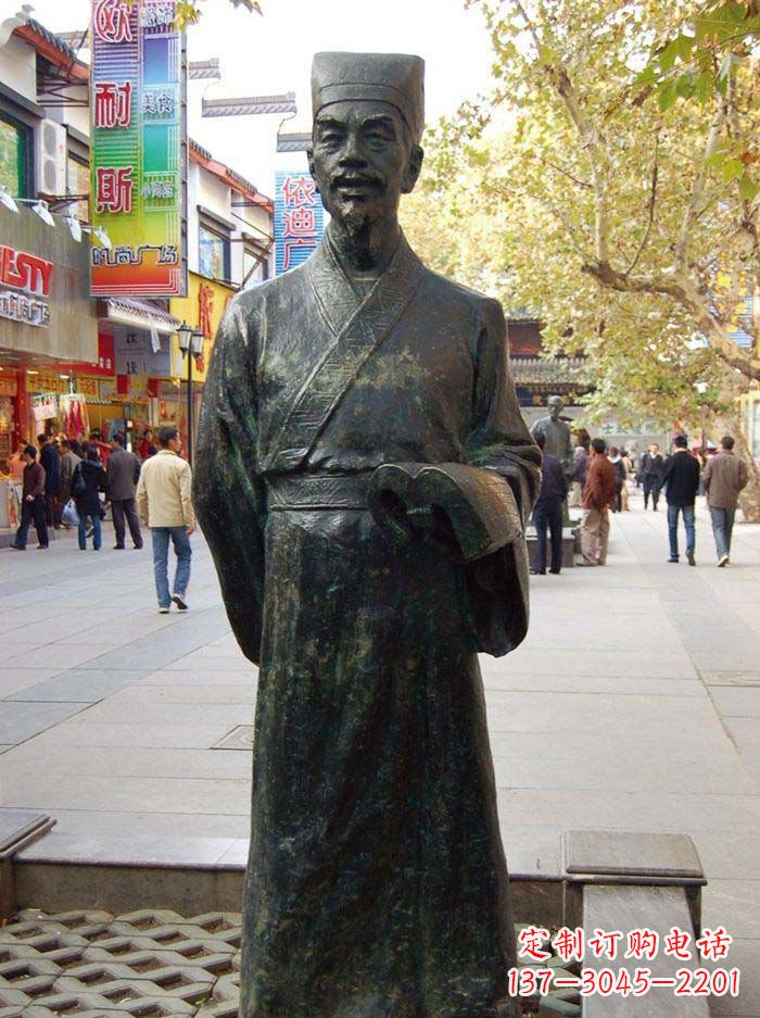 烟台李时珍铜雕传承中华文化的经典作品