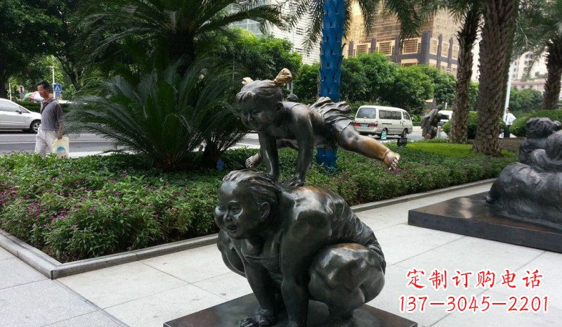 烟台精美山羊雕塑,点缀步行街