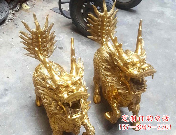 烟台麒麟雕塑东方之瑰宝