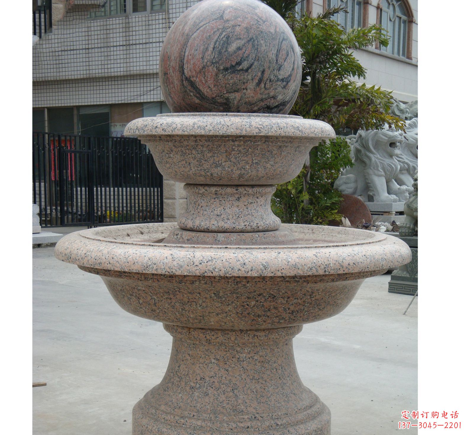 烟台财源滚滚之风水球雕塑