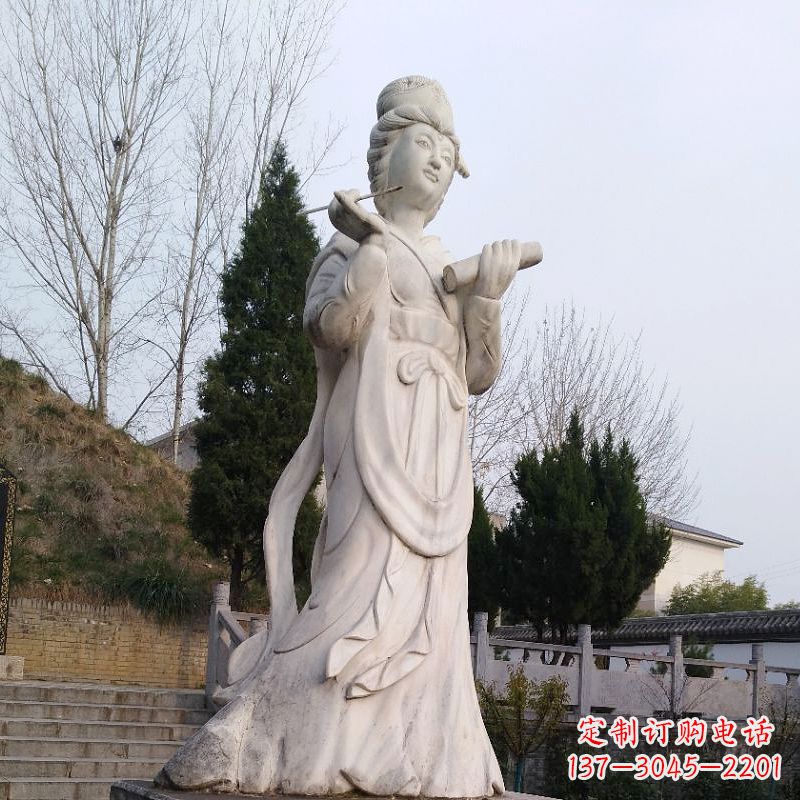 烟台精美雕塑勾勒出蔡文姬传奇