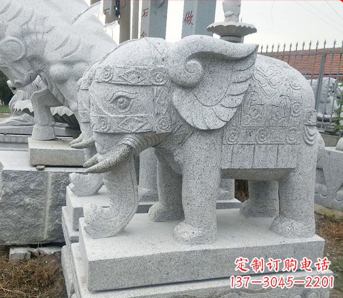 烟台藏传佛教大象雕塑