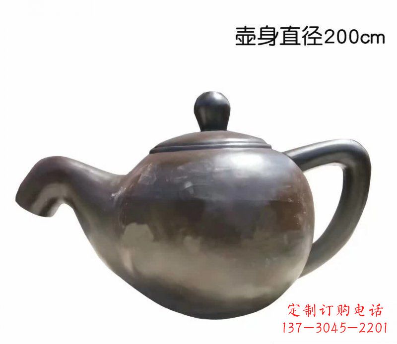 烟台青铜茶壶雕塑——彰显传统文化的艺术精髓