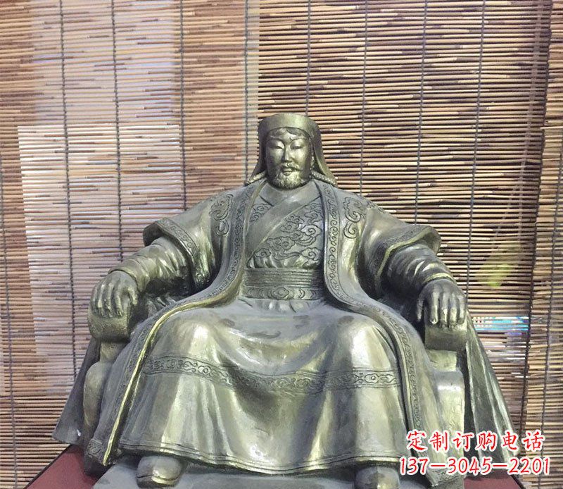 烟台成吉思汗神话中的雕像