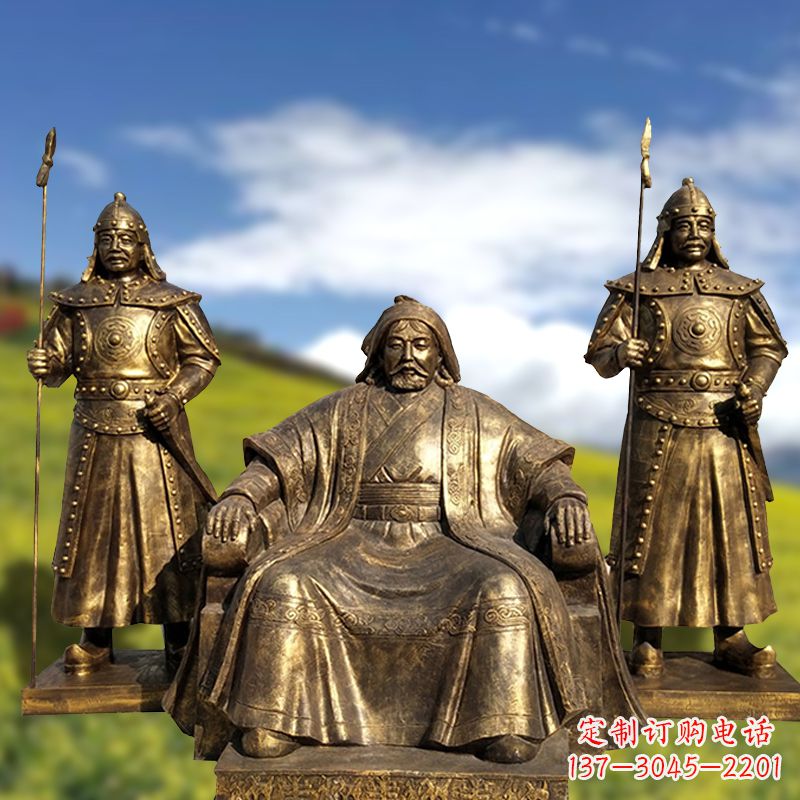 烟台成吉思汗一座永恒的纪念雕塑
