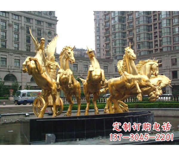 烟台阿波罗的象征——青铜雕塑