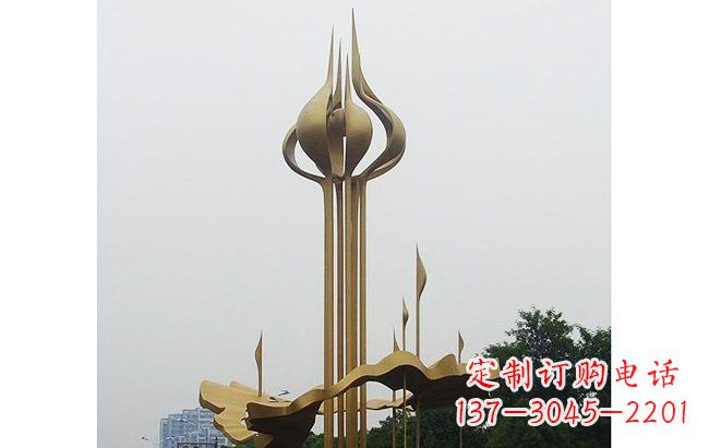 烟台莲花雕塑缔造城市精神之家