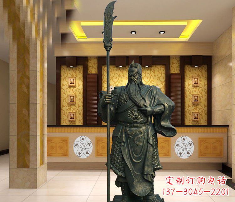 烟台关公雕塑——传承弘扬中华文化