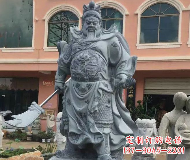 烟台神秘的关公石雕