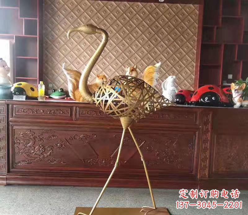 烟台火烈鸟雕塑精美绝伦