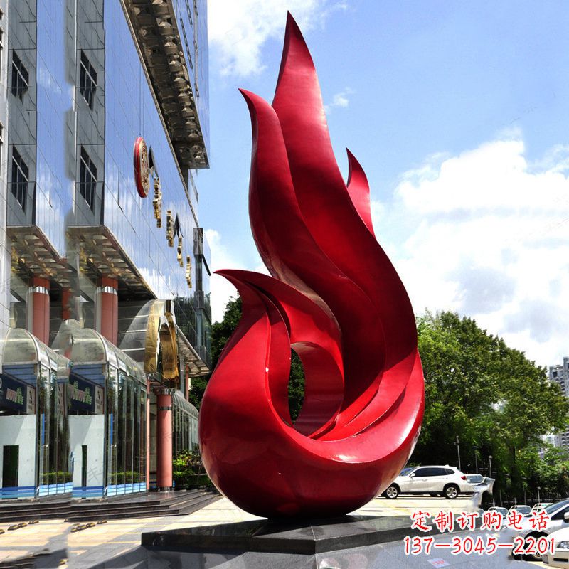 烟台抽象不锈钢凤凰雕塑雕塑艺术的精美绝伦