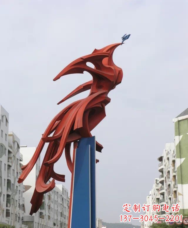 烟台凤凰雕塑传承古老文化的艺术精品