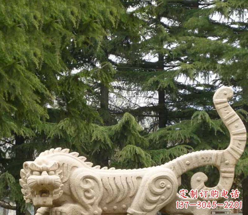 烟台传神的老虎雕塑