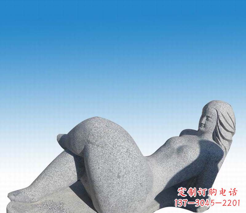 烟台抽象胖女孩石雕