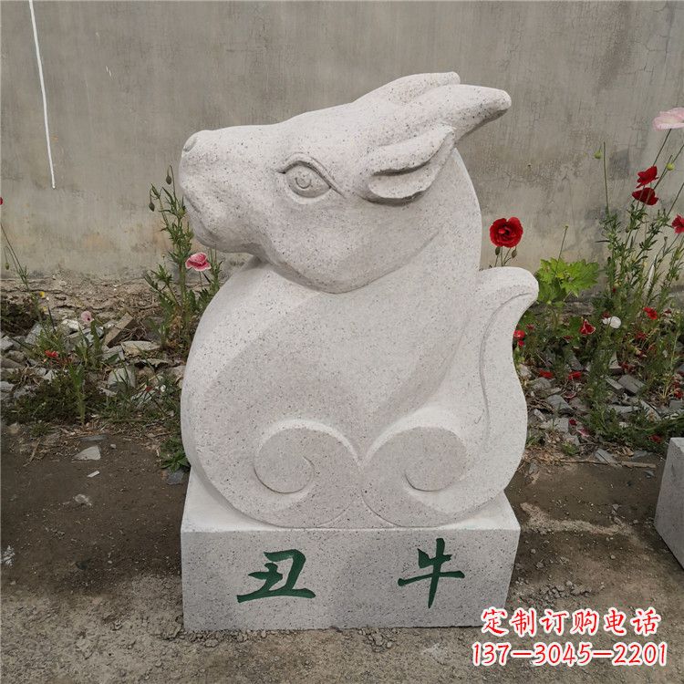 烟台精美汉白玉动物雕塑