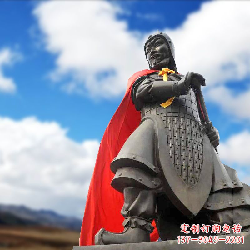 烟台项羽雕塑——历史名人古代帝王的象征