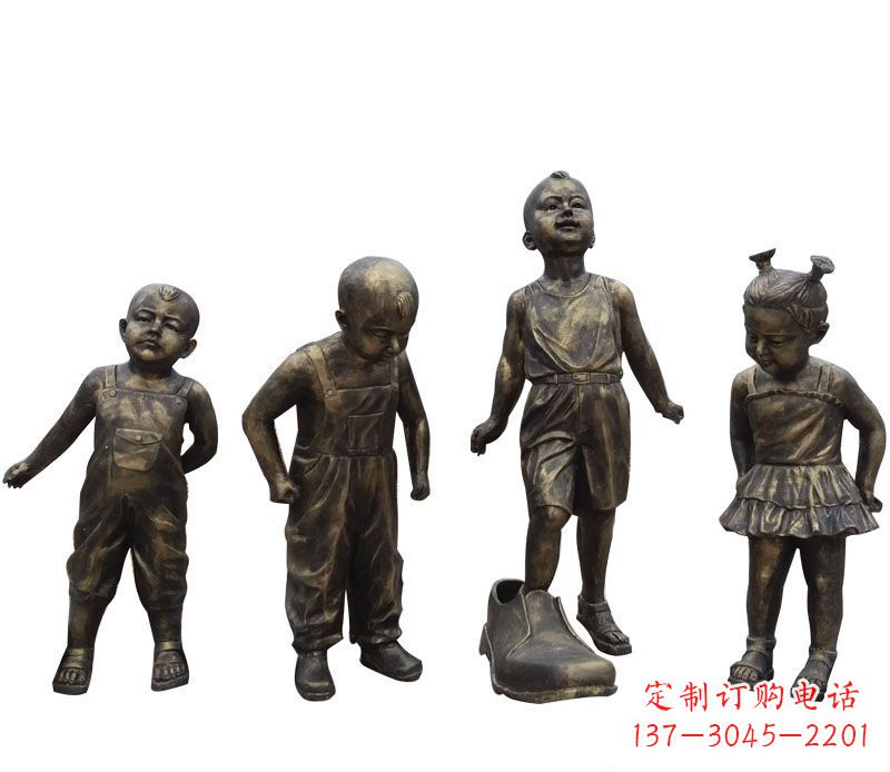 烟台儿童雕塑传承中国古代文化