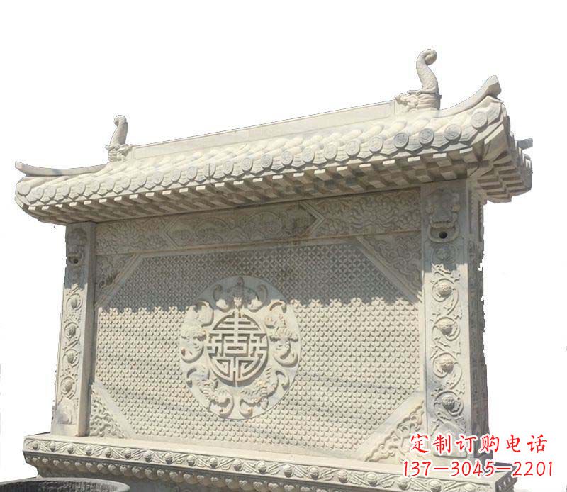 烟台影壁雕塑美丽之艺术