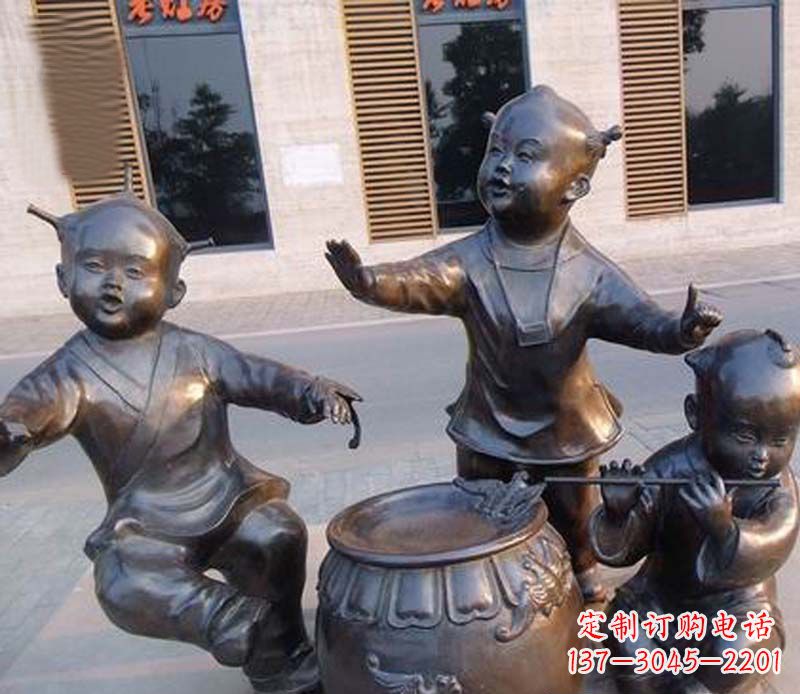烟台儿童铜雕——传承精神家园的艺术瑰宝